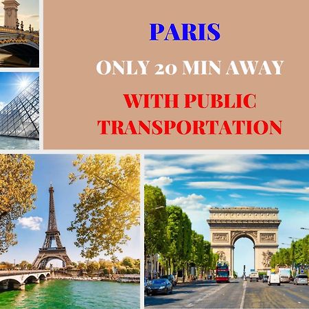 Apartamento L'Eiffel - Self Checking, 20Min From Paris Drancy Exterior foto