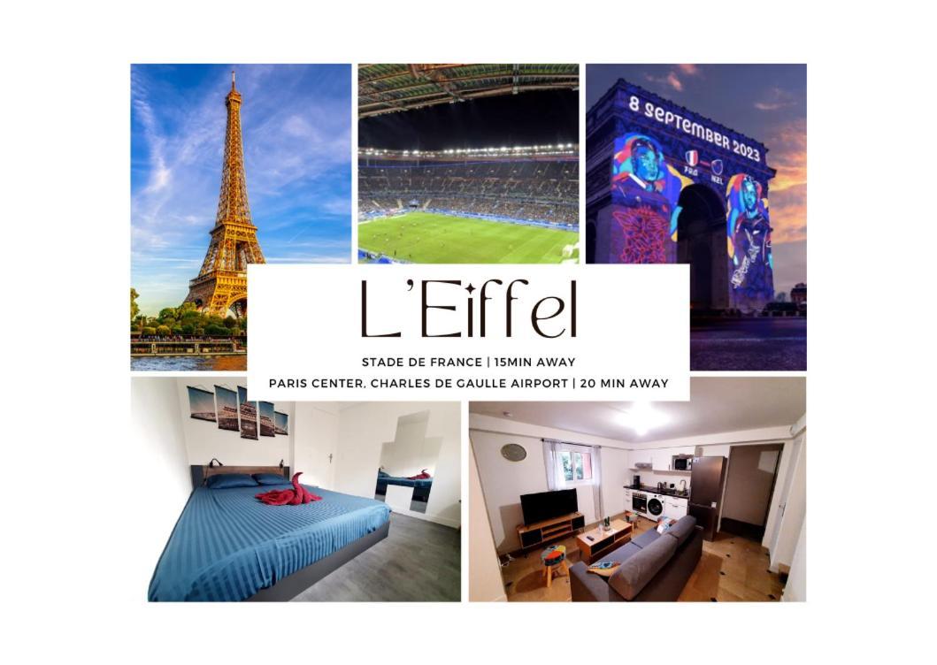 Apartamento L'Eiffel - Self Checking, 20Min From Paris Drancy Exterior foto